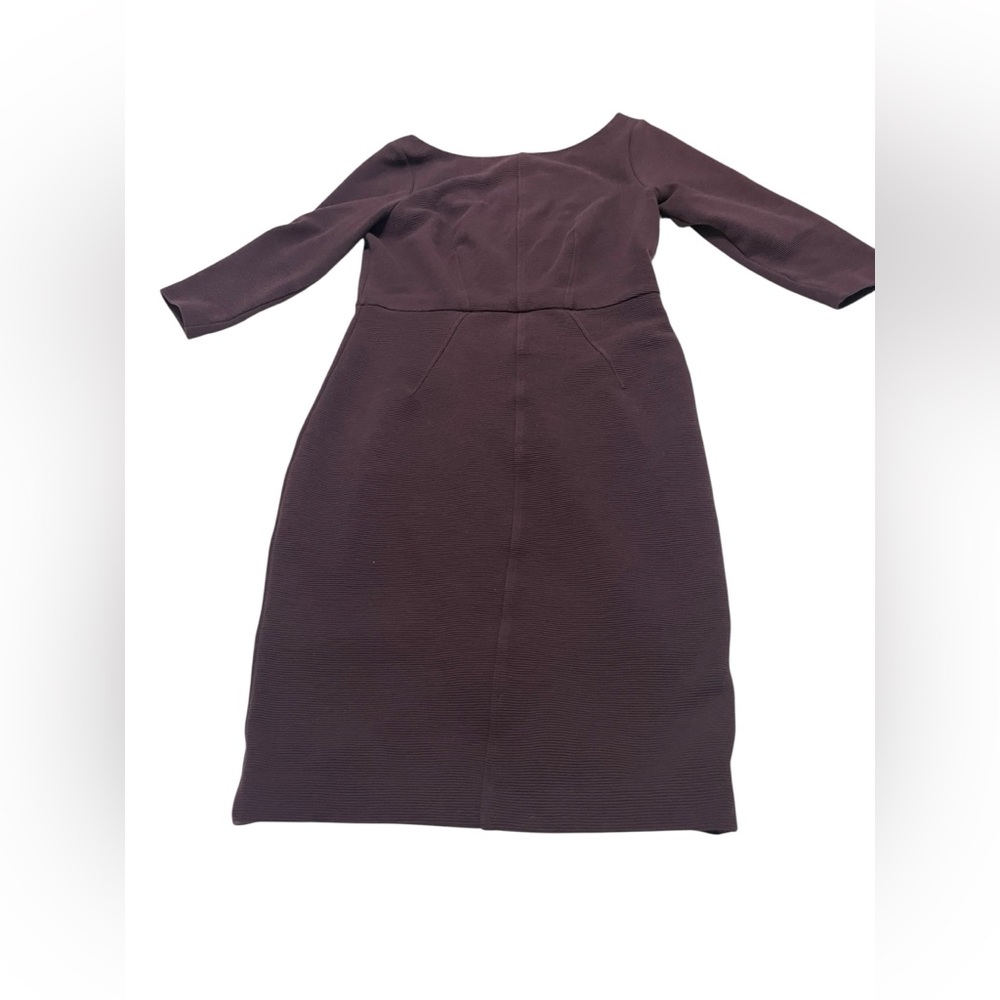 Boden Aurelia Ottoman Elegant Plum Women's Dress Sz US 8P - Picture 2 of 9